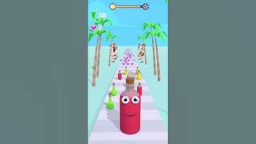Juice run 3D / PT -45 mobile gameplay mix all levels walkthrough #games #satisfying #relaxing