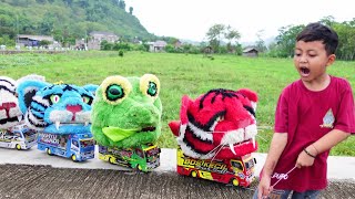 MENEMUKAN TRUK OLING DAN BARONGAN DI SAWAH || VICHO DAN KAWAN2 KONVOI BARONGAN