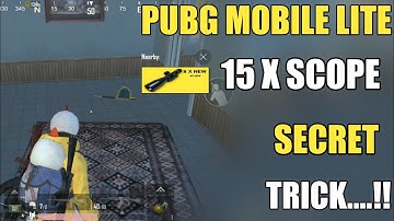 Pubg Mobile Lite 15X Scope Secret Trick In Hindi