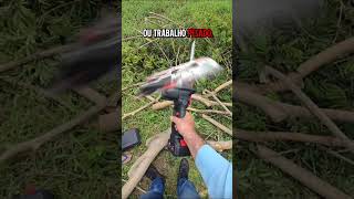 JMJN Motosserra Elétrica a Bateria 12” Potente Sem Fio e Pronta para o Trabalho Pesado