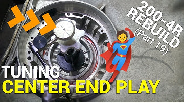 200-4r Rebuild (part 19) – Setting Center End Play ▶ Do It Right!! 👍