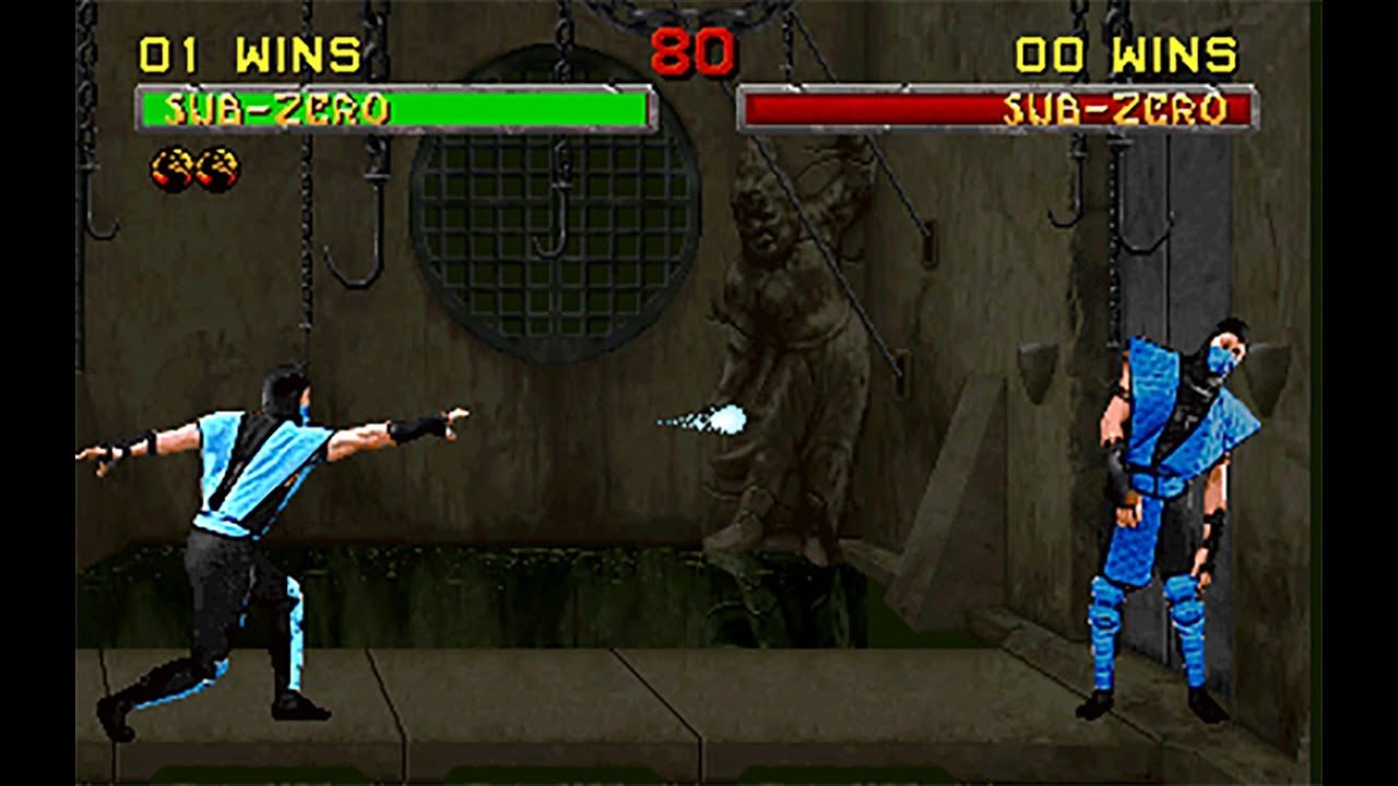 MORTAL KOMBAT 2 ( SUB ZERO FATALITY TUTORIAL )