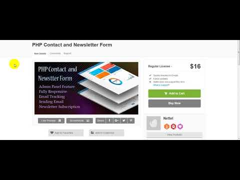 Free Download PHP Contact and Newsletter Form