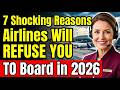 7 Shocking Reasons Airlines Will REFUSE to Let You Board in 2026