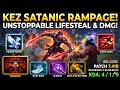 🔥 HOW SATANIC MAKES KEZ LOOK BROKEN! 😱 UNSTOPPABLE LIFESTEAL &amp; DMG (7.41b) dOTA 2 KDA 4 1 5 🔥