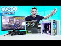 Insane $2000 Gaming PC Build 2020! [RTX 2080 Super w/4K Gaming Benchmarks!]