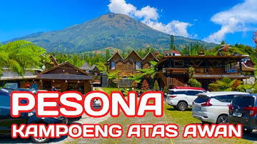 Kampoeng Atas Awan Temanggung Jawa Tengah || Viewnya sungguh mempesona ‼️