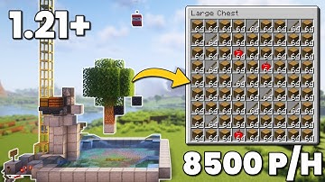 Minecraft FASTEST Wood Farm All Wood Types in 1.21!(Tutorial)