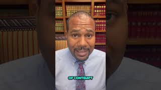 Man Gets Jail Time for Being Mouthy | This is how Contempt works. #sermonslaw