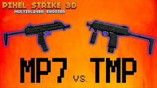 Pixel Strike 3D In Depth: MP7 Vs. TMP!