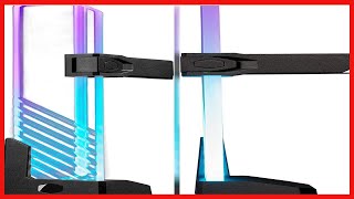 Cooler Master MasterAccessory ARGB GPU Support Bracket, Edge-Lit ARGB Tempered Glass, Universal GPU