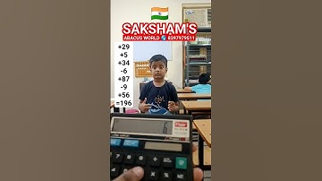 Abacus Whole brain development program for your child🌟🧡 #learn  #maths #education #shorts #trending