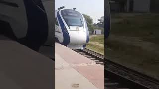 Trial run of वंदेभारत train at Aurangabad Stationaurangabadmarathawadarailwaynews