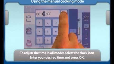 Convotherm easyToUCH - Getting started | Using the manual cooking mode