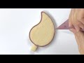 Autumn Leaf Decorated Cookie