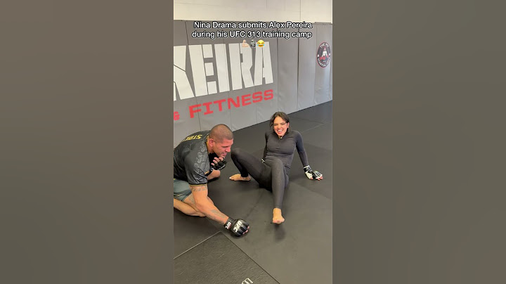 Nina Drama submits Alex Pereira during his UFC 313 training camp #shorts #UFC #mma