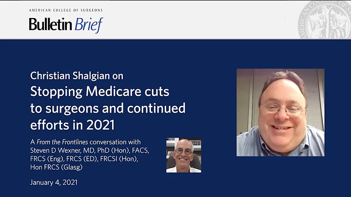 Stopping the Medicare cuts to surgeons and continued efforts in 2021