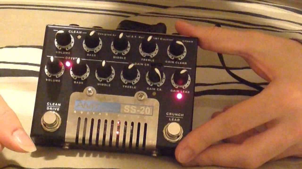 REVIEW: Pedal preamp valvulado AMT Ss-20 - YouTube