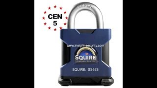 Introducing the Squire SS65S High Security Open Shackle Padlock