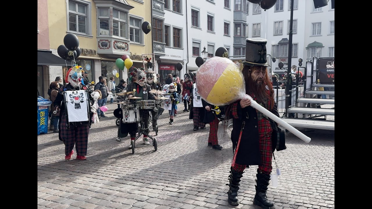 Guggemusig Rhy-Gusler Schaffhausen - Schaffhauser Fasnacht 2025 - Einmarsch