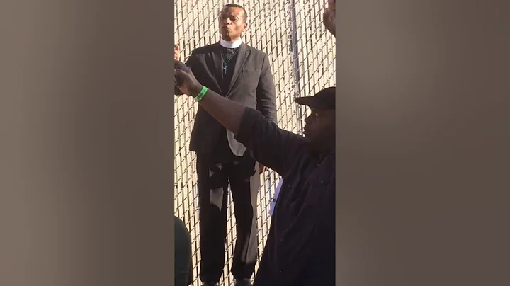 Rev. Dwight Ford at the Quad Cities March for Soli...
