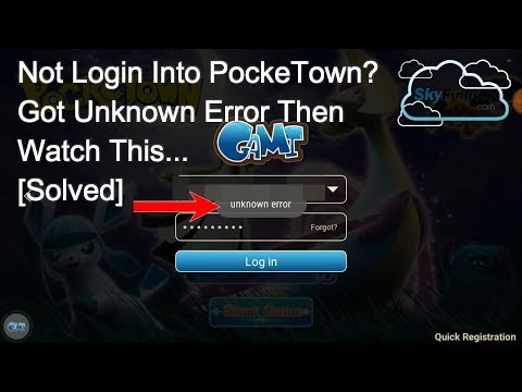 PockeTown HD | Not Login Into PockeTown [Solved] | Got Unknown Error [Solved] | Step By Step