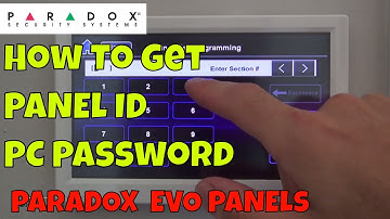 How To Find The Panel ID And PC Password On The Paradox Alarm System