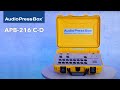 AudioPressBox APB-216 C-D: Dante-enabled portable press box