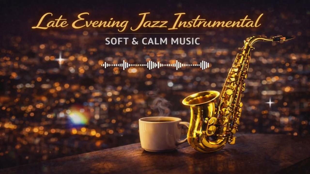 Late Evening Jazz Instrumental – Soft & Calm Music