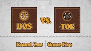 Highlights: BOS vs. TOR | Round 1 Game 5