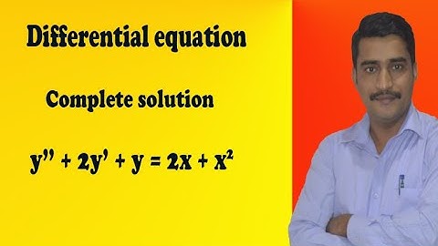 Differential equation y