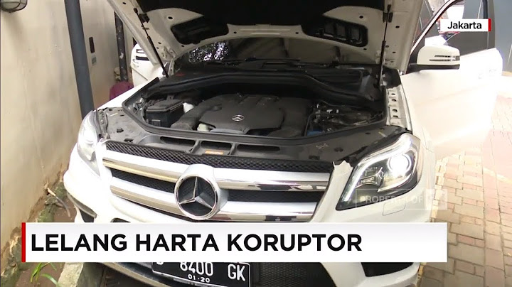 KPK Lelang Harta Koruptor, Mobil Mewah dari Mercy, Lexus, Land Cruiser