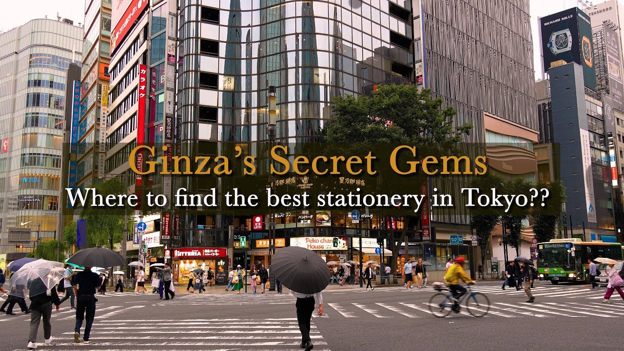 Discovering Hidden Ginza, Tokyo 🌿- Visiting Japan's MOST FAMOUS Stationery Store
