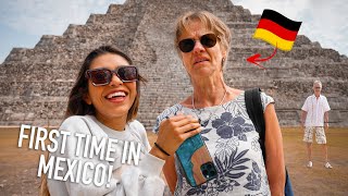 My PARENTS are in MEXICO for the first time! 🇲🇽 🇩🇪 (SPEAKING ONLY SPANISH for 24 Hours)