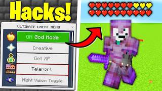 🔥ACTIVATE HACKS for MCPE (26.X)! 💀| CHEATS AND TRICKS in BEDROCK (ULTIMATE CHEAT MENU ADDON)