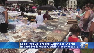 Local Group Sets Record For Largest Wedding Cookie Table