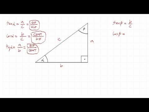 Video: Cómo Calcular La Cotangente