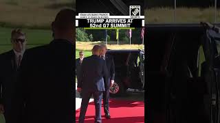 Trump arrives in French lakeside resort town to attend 52nd G7 Summit in France