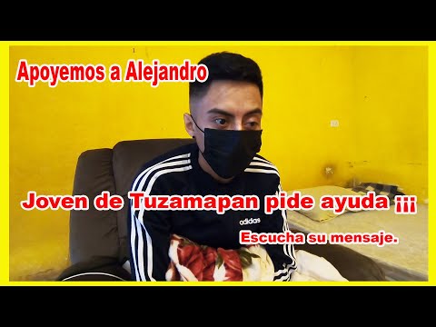 Alejandro  un chico oriundo de Tuzamapan que a los 32 años cruza una batalla contra el cáncer