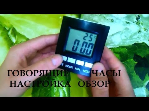 Говорящие часы Настройка Обзор