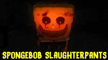 Spongebob Slaughterpants Full Game & Ending Playthrough Gameplay (Spongebob Horror Game)