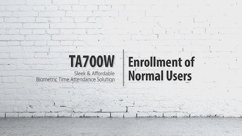 ENROLLMENT OF NORMAL USERS