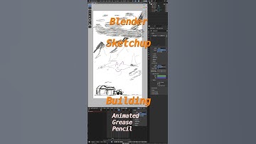 Playing with Blender - Sketchup, Building and Grease Pencil