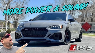 Lowered RS5 Unlocks Power! 034Motorsport Turbo Inlet!