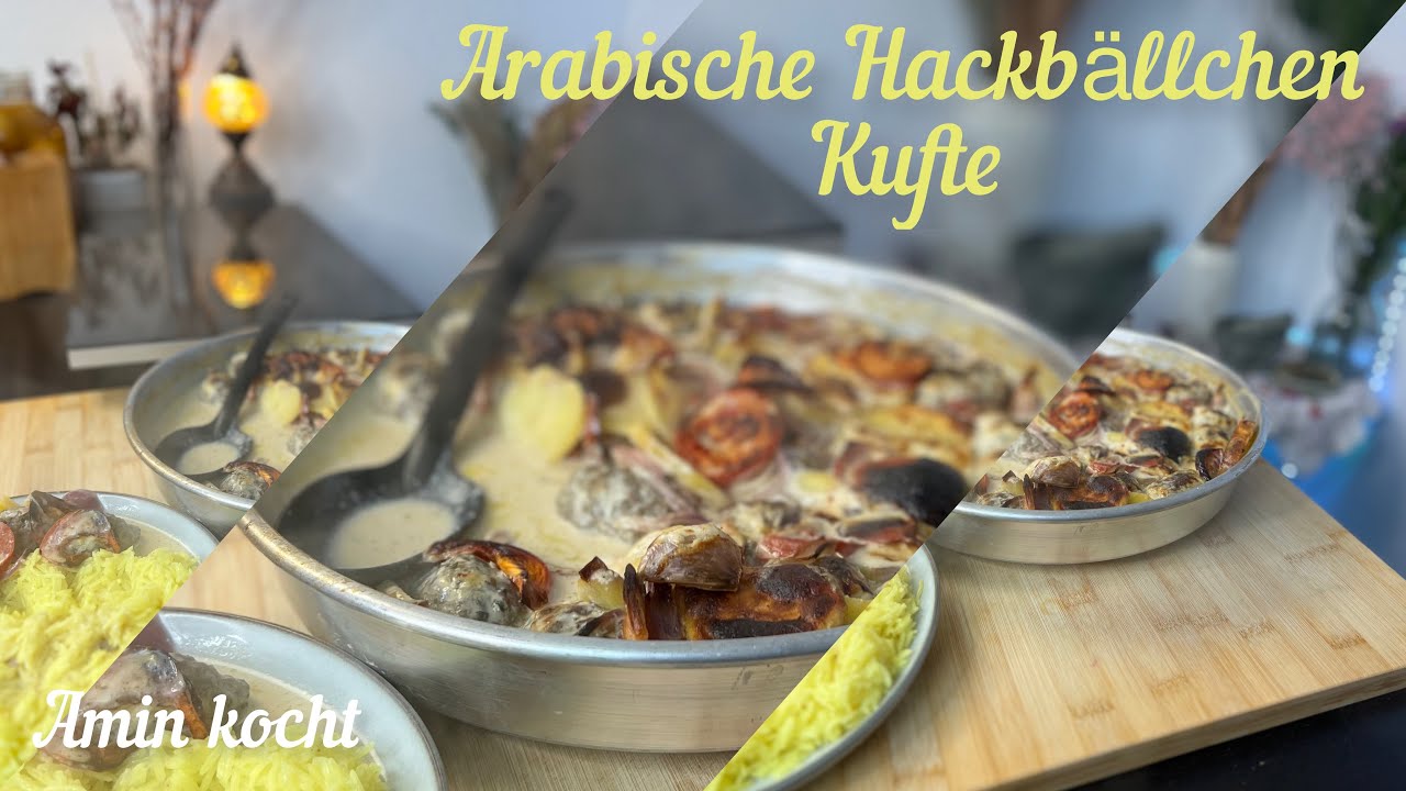 Arabische Hackbällchen in Tahini Sauce / Kufte / Kafta | Amin Kocht ...