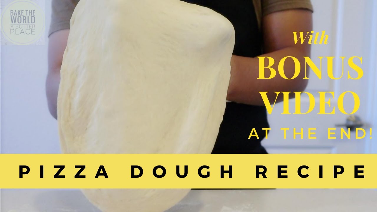 Pizza Dough Recipe - WITHOUT A MIXER