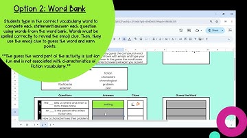 📚 Engaging & Self-Checking Fiction Comprehension Activity for Grades 3-5 🎉