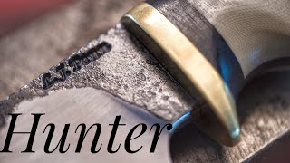 Forging a Hidden Tang Hunting Knife (Frame Handle) Full Video