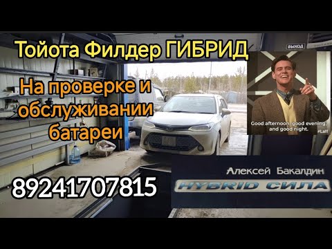 Видео: Тойота Филдер ГИБРИД Проверка БАТАРЕИ 89241707815