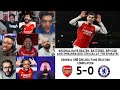 Chelsea and arsenal fans reactions to arsenal 50 chelsea  pl gw 29  24042024